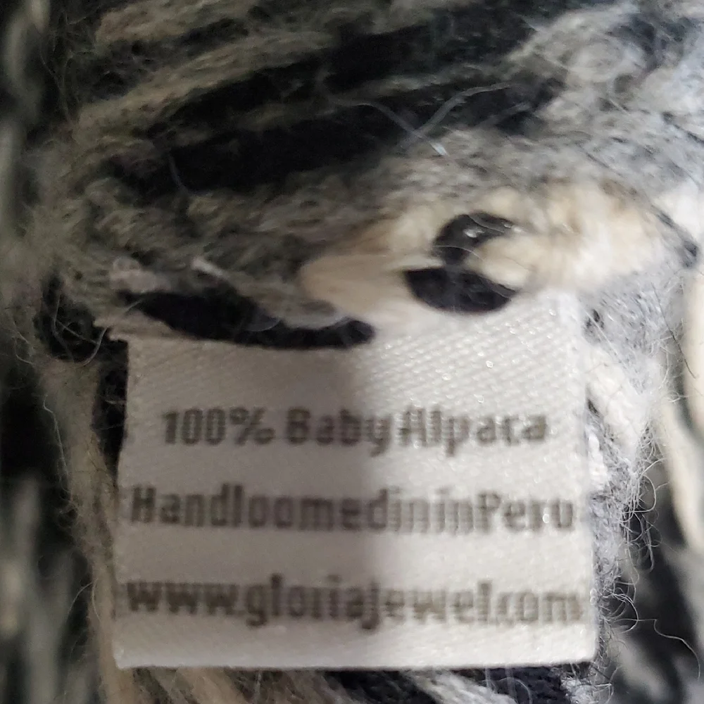 Gloria Jewel  Cozy Black Grey White Women's Waterfall Drape  Cardigan Sweater - Picture 12 of 15